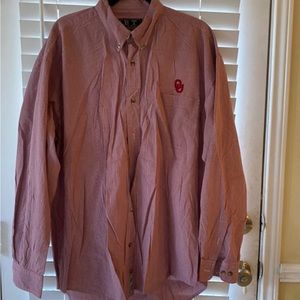 Men’s Oklahoma Sooners College Button Up Shirt